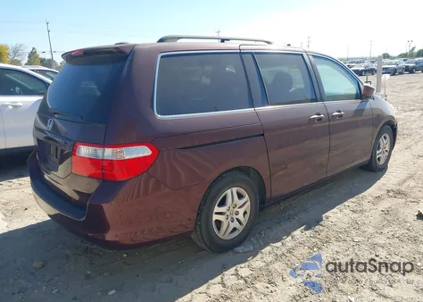 2007 Honda Odyssey Ex-L from USA, damaged, VIN 5FNRL38717B093723